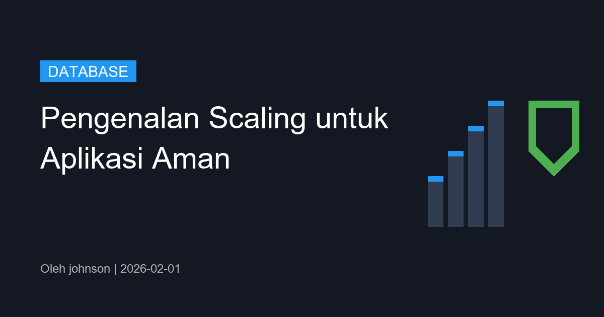 Pengenalan Scaling untuk Aplikasi Aman